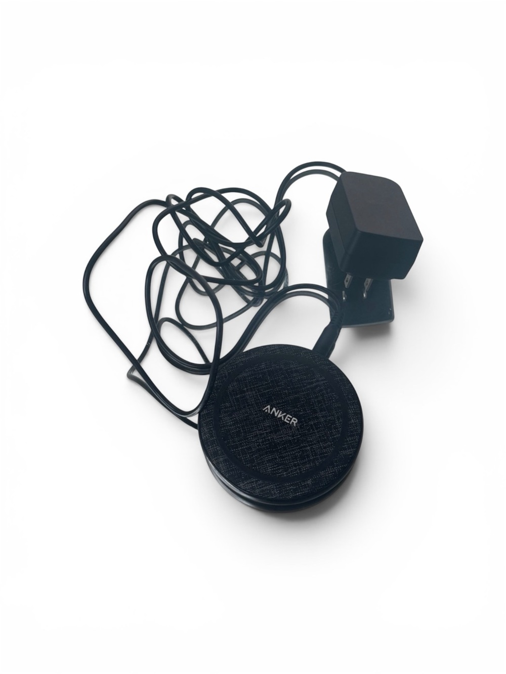 Anker Black Wireless Charging Pad with Power Adapter